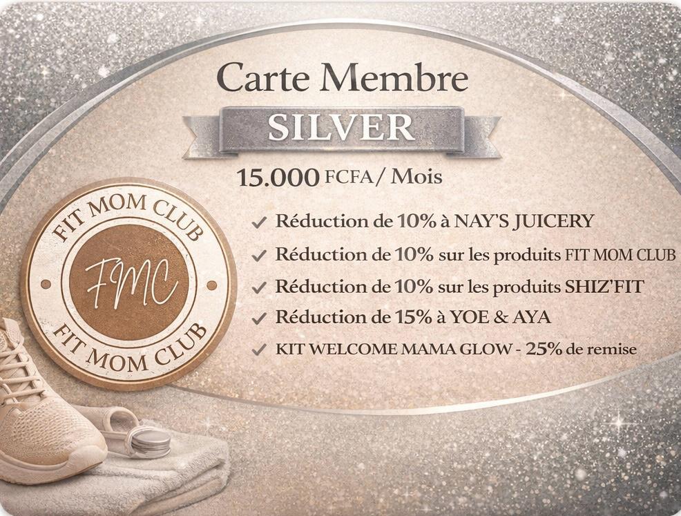 Carte Membre Silver — Fit Mom Club