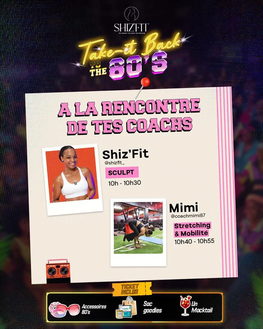 TAKE IT BACK TO THE 80'S — affiche 2