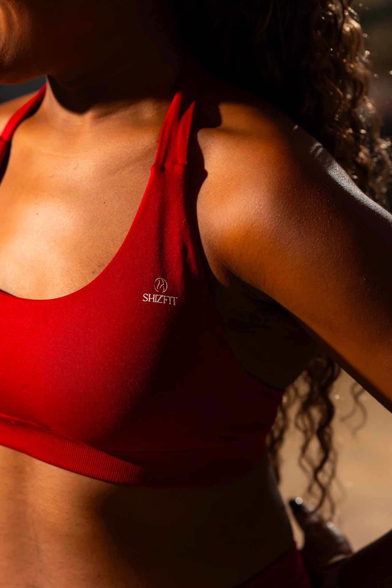 Red Sport Bra — vue 1